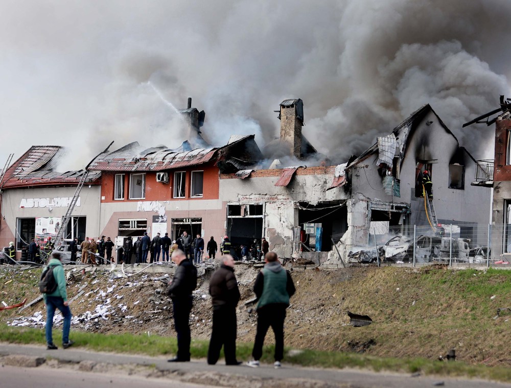 Russian Forces Attack Civilian Targets In Lviv, Killing Six