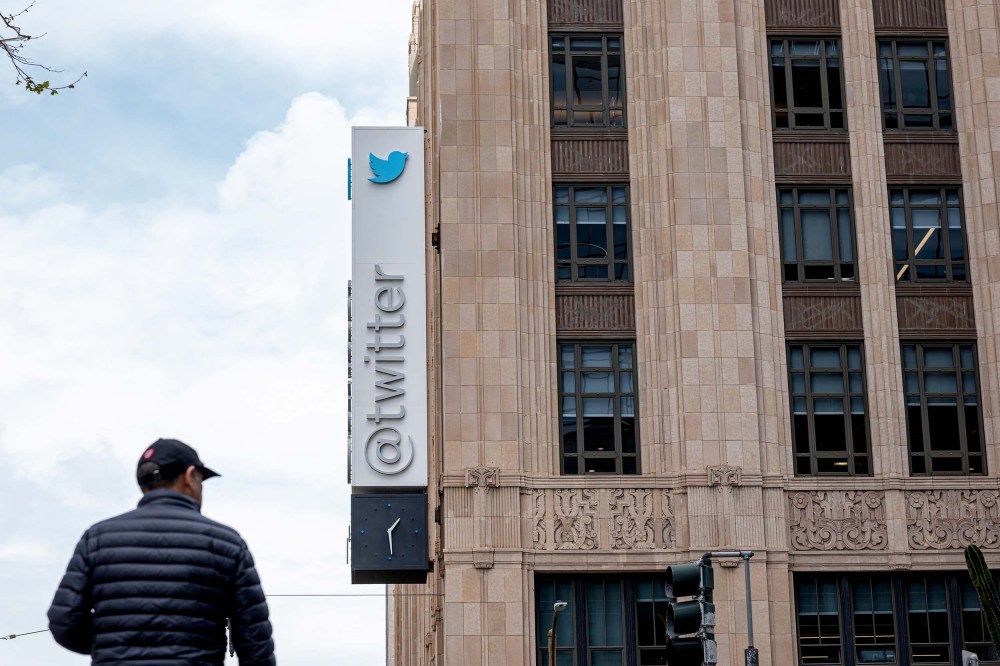 Twitter Headquarters As Musk Secures Financing For Potential Takeover