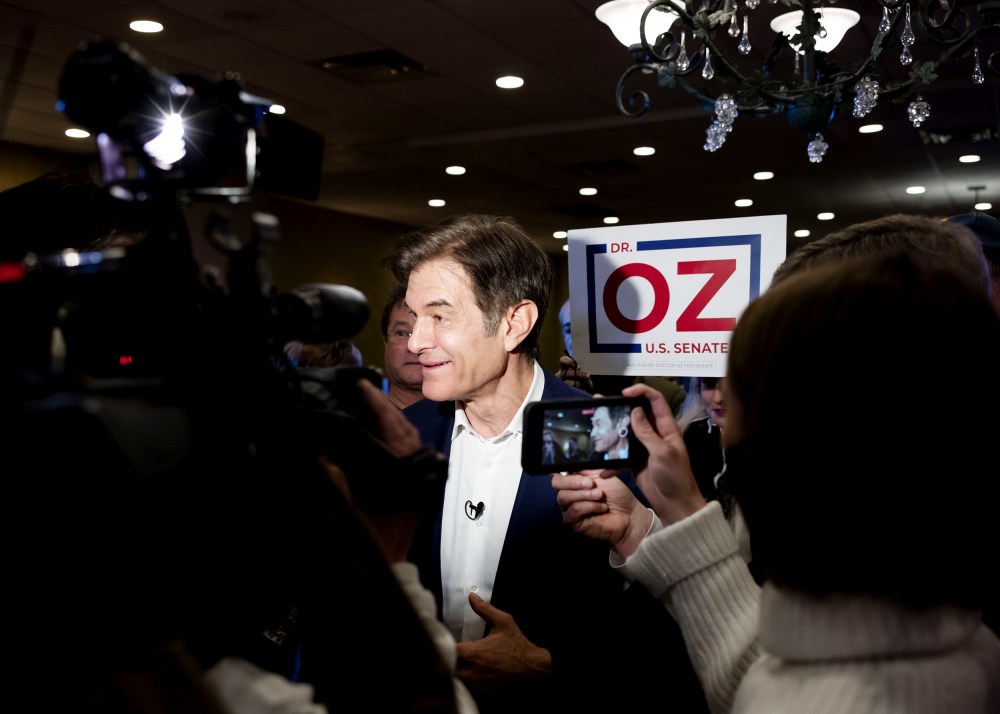 Pennsylvania Senate Candidate Mehmet Oz Holds Campaign Event