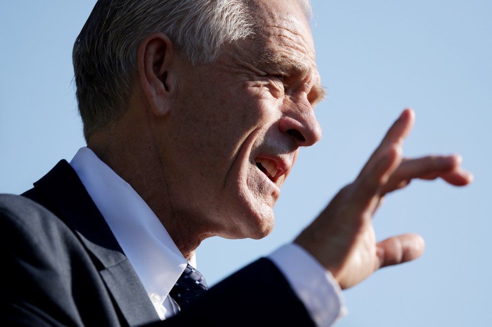 White House Economic Adviser Peter Navarro Speaks To The Press At The White House