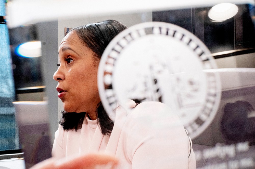 Fulton County Georgia District Attorney Fani Willis in her office on Jan. 4.