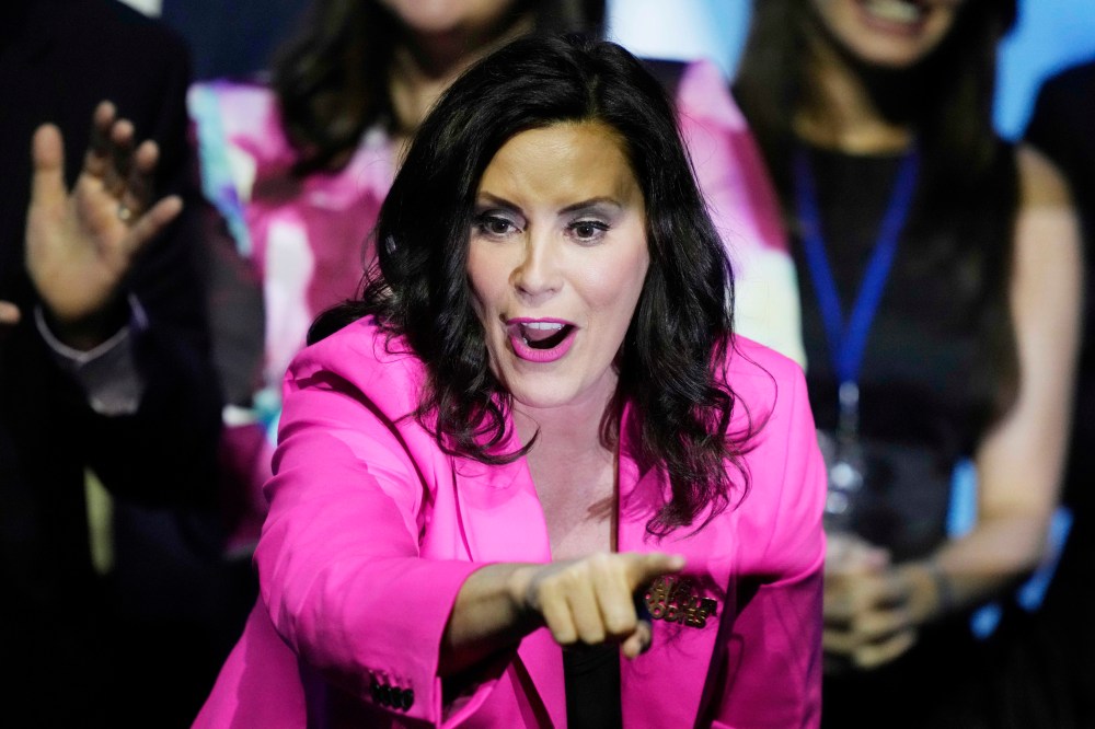 Michigan Gov. Gretchen Whitmer on Tuesday night in Detroit.