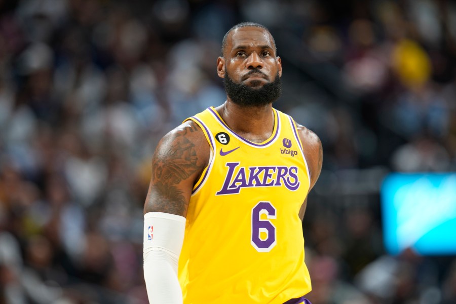 LeBron James in Denver