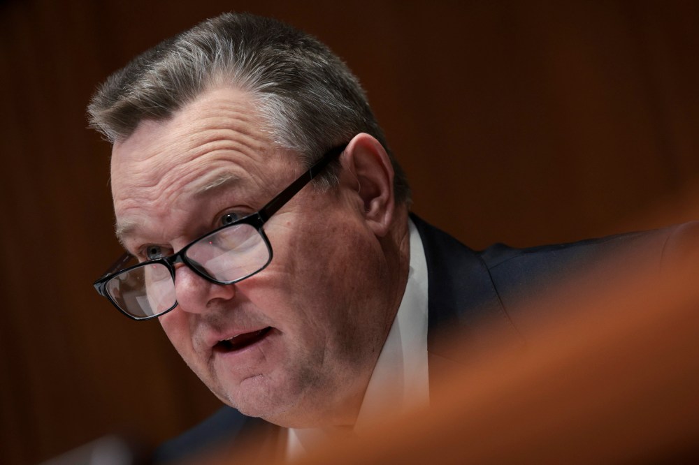 Committee Chairman Sen. Jon Tester, D-Mont., during a Senate hearing on Feb. 9, 2023.