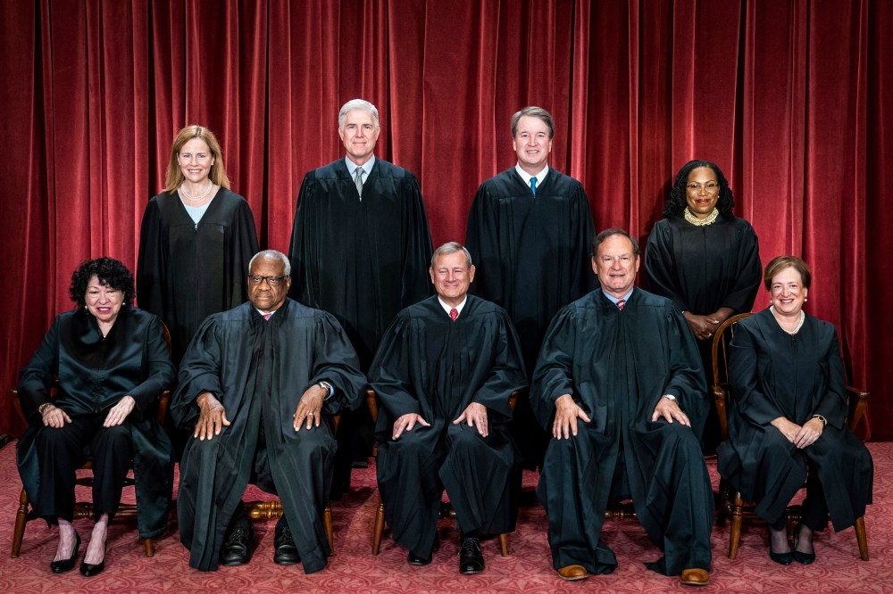 Members of the Supreme Court in Washington on Oct. 7, 2022.