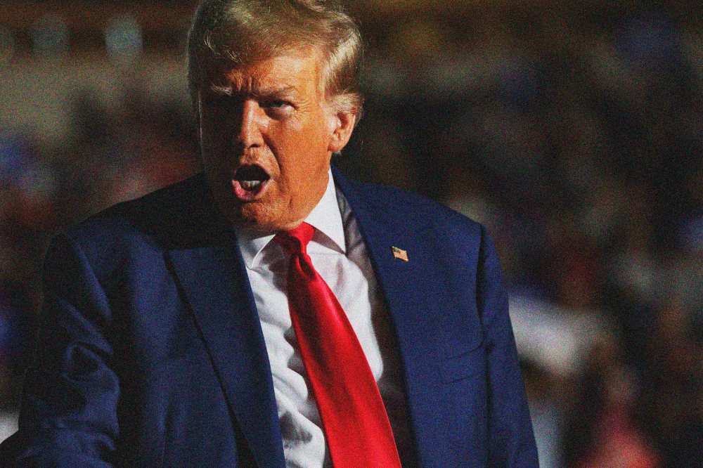 Donald Trump Holds A Campaign Rally In Erie, Pennsylvania