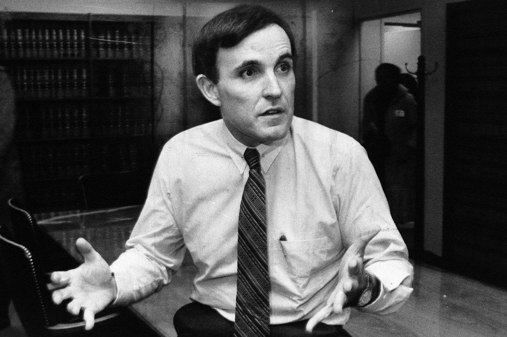 U.S. Attorney Rudolph Giuliani in 1986.