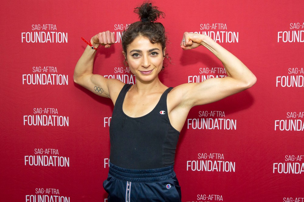 Olympian and actress Alexi Pappas at SAG-AFTRA Foundation Screening Room in Los Angeles, on Feb. 5, 2020.