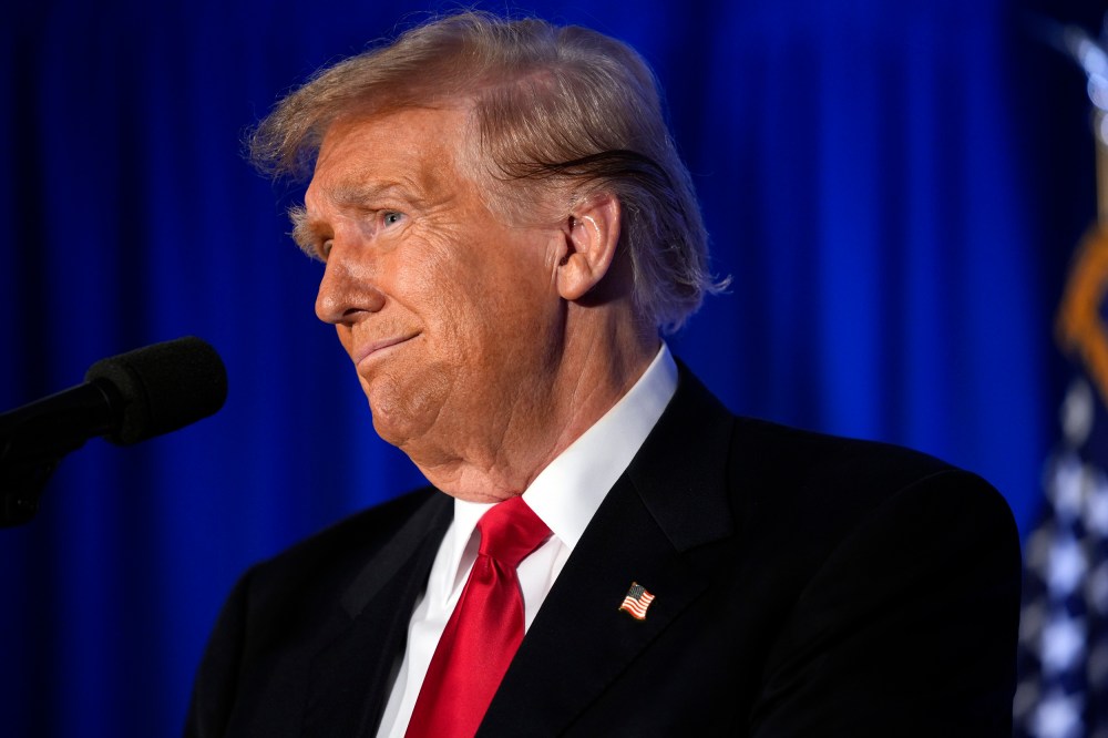 Donald Trump at a campaign event in Portsmouth, N.H.