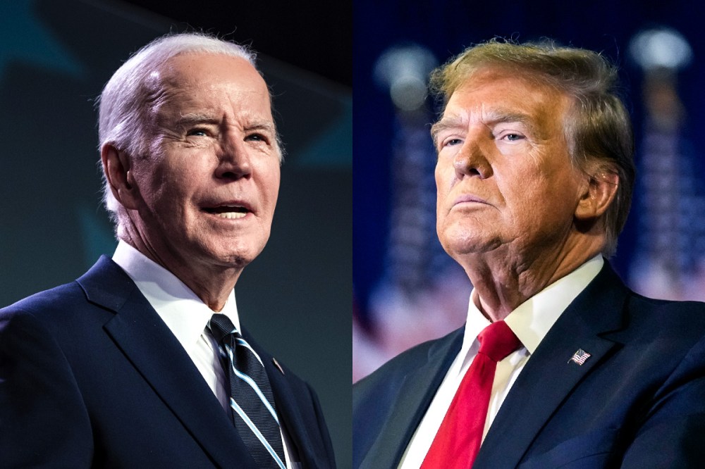President Joe Biden; Former President Donald Trump.