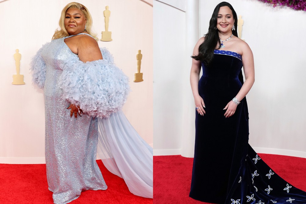 A side by side of Da'Vine Joy Randolph and Lily Gladstone.