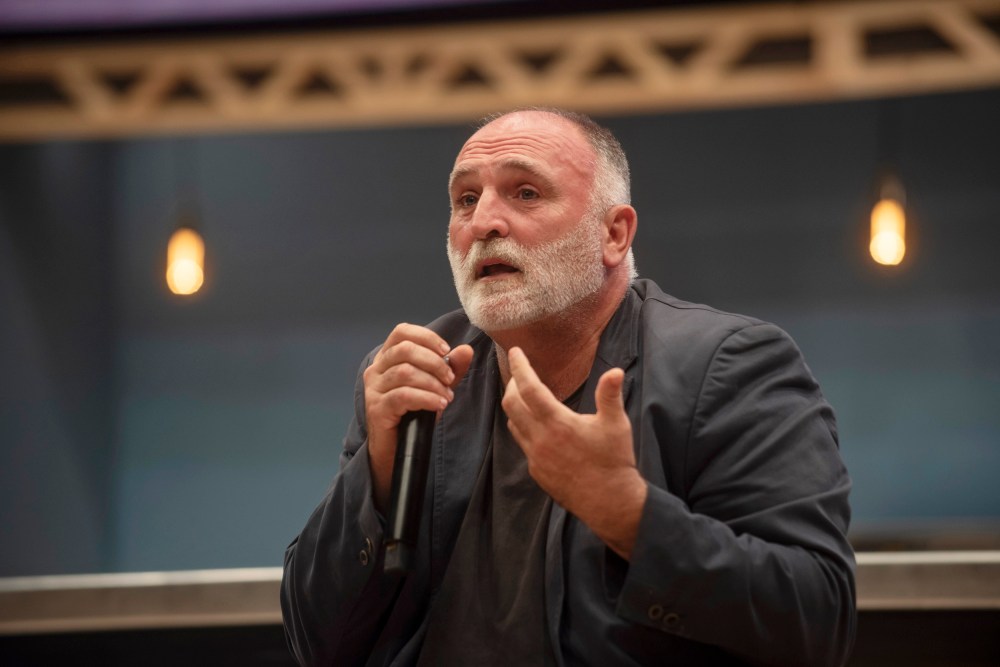 Chef Jose Andres in Spain on Oct. 10, 2023.