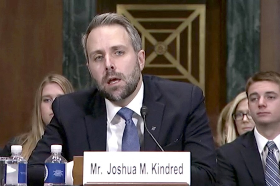 Joshua Kindred senate confirmation hearing