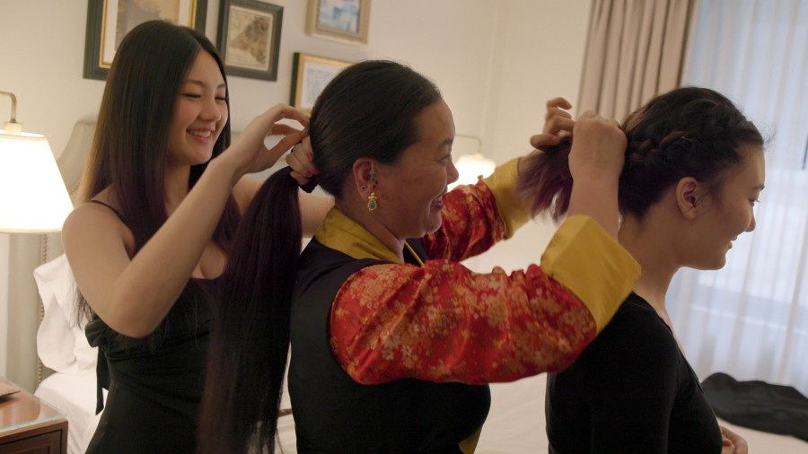 Shiny Dijmarescu, Lhakpa Sherpa, and Sunny Dijmarescu