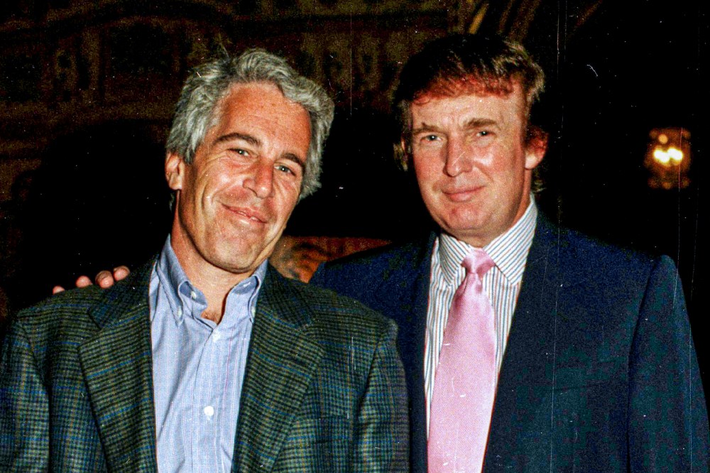 Jeffrey Epstein and Donald Trump.