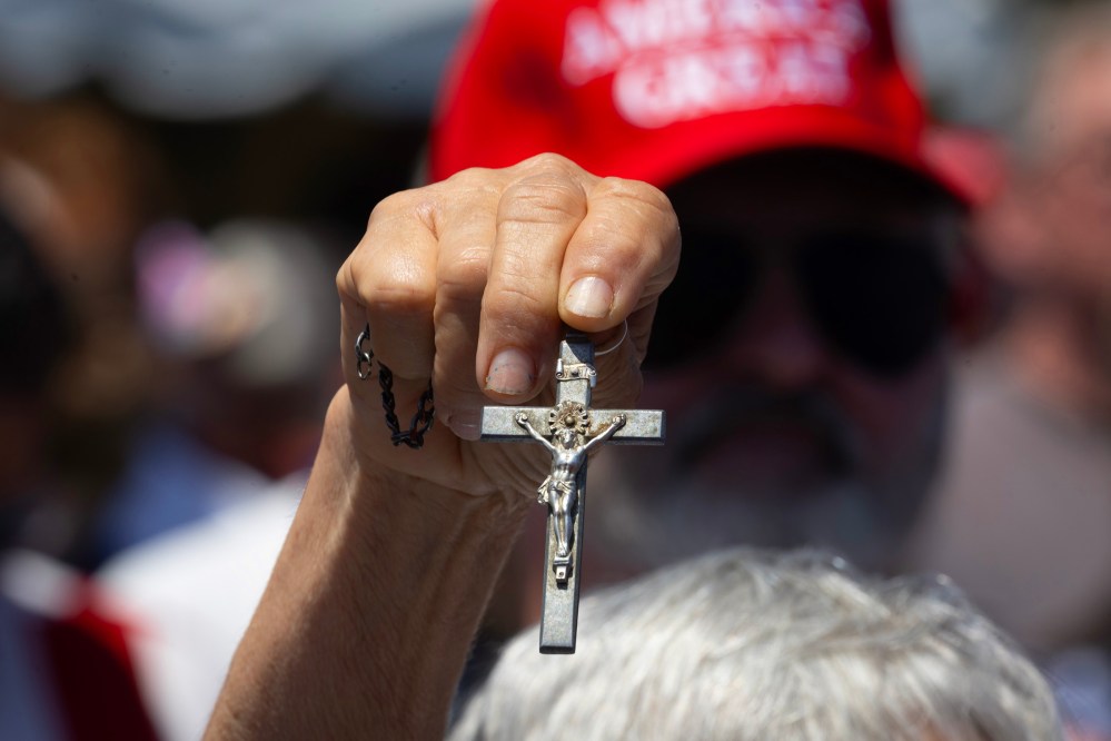 Donald Trump Campaigns For President In Racine, Wisconsin