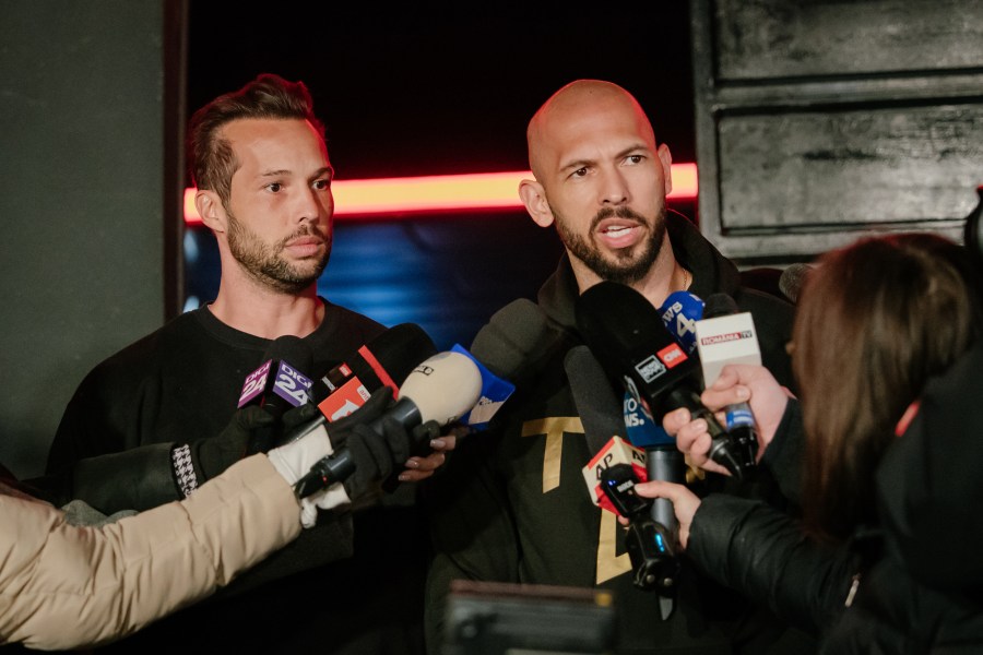 Tate Brothers Return To Romania After US Visit