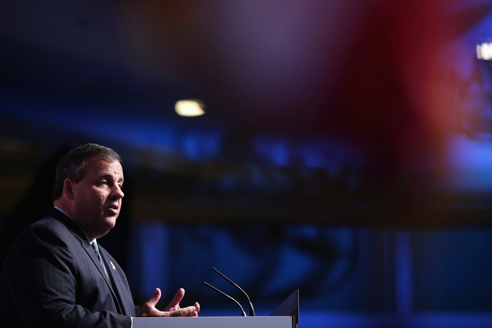 New Jersey Governor Chris Christie addresses the Faith and Freedom Coalition's 'Road to Majority' Policy Conference, June 20, 2014 in Washington, DC.
