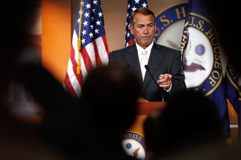 Image: John Boehner Holds Press Briefing At The Capitol