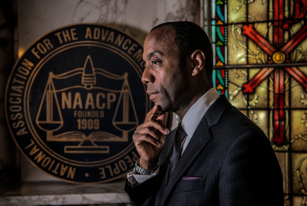 Cornell William Brooks, the new NAACP President, at their headquarters on July, 11, 2014 in Baltimore, MD. (Photo by Bill O'Leary/The Washington Post)