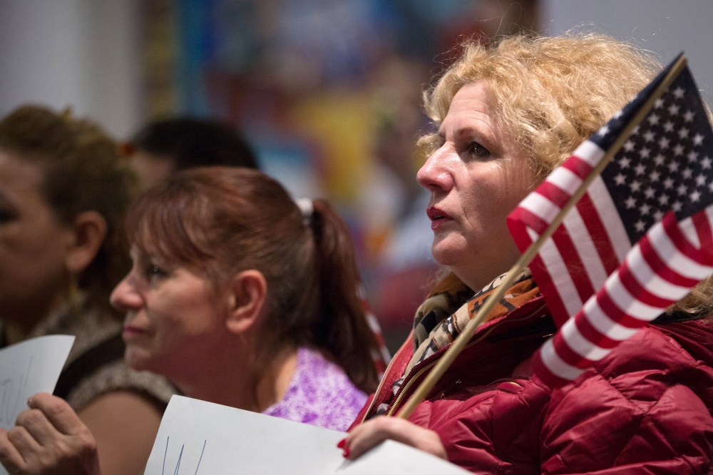 Immigration Activists Watch Obama's Speech On Immigration Reform