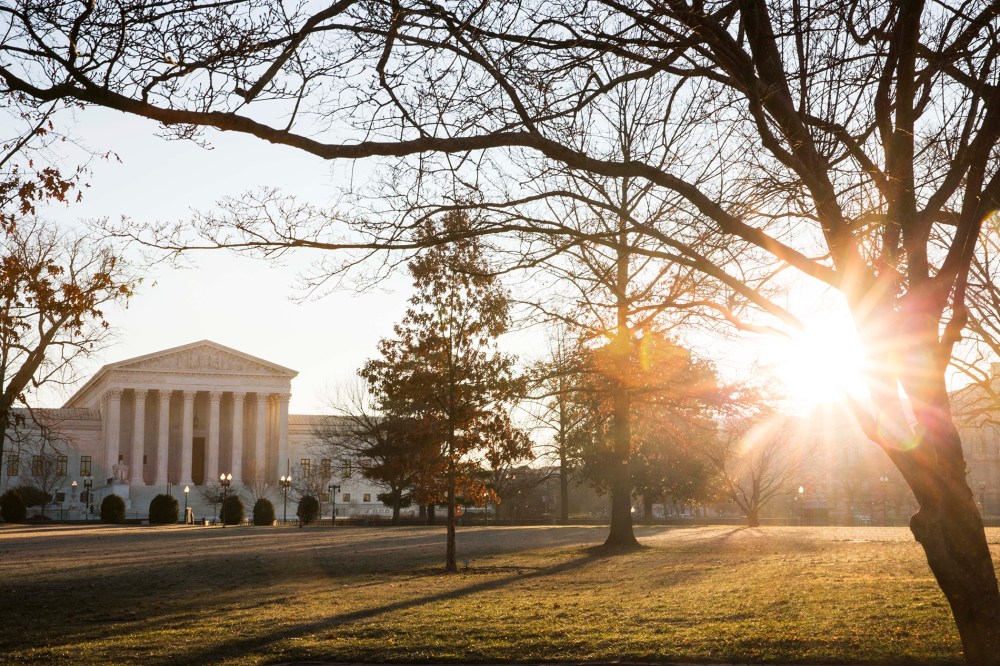 A view of the Supreme Court, Jan. 16, 2015 in Washington, D.C. (Photo by Drew Angerer/Getty)