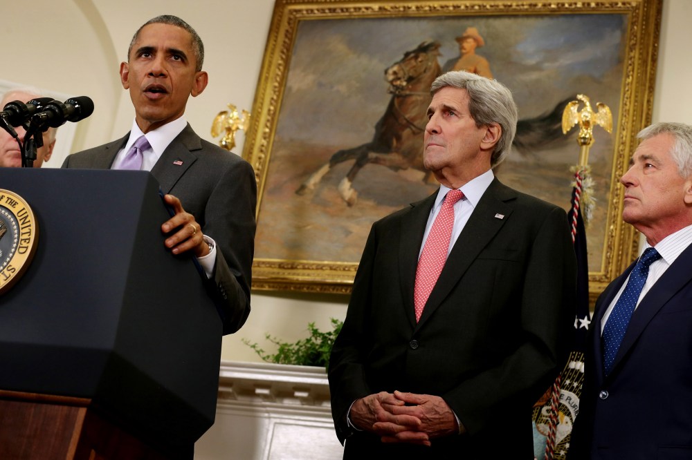 President Obama Delivers Statement On Legislation Authorizing Military Force Against ISIS (Photo by Chip Somodevilla/Getty)