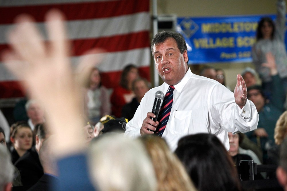 Chris Christie Holds Town Hall Meeting On Jersey Shore
