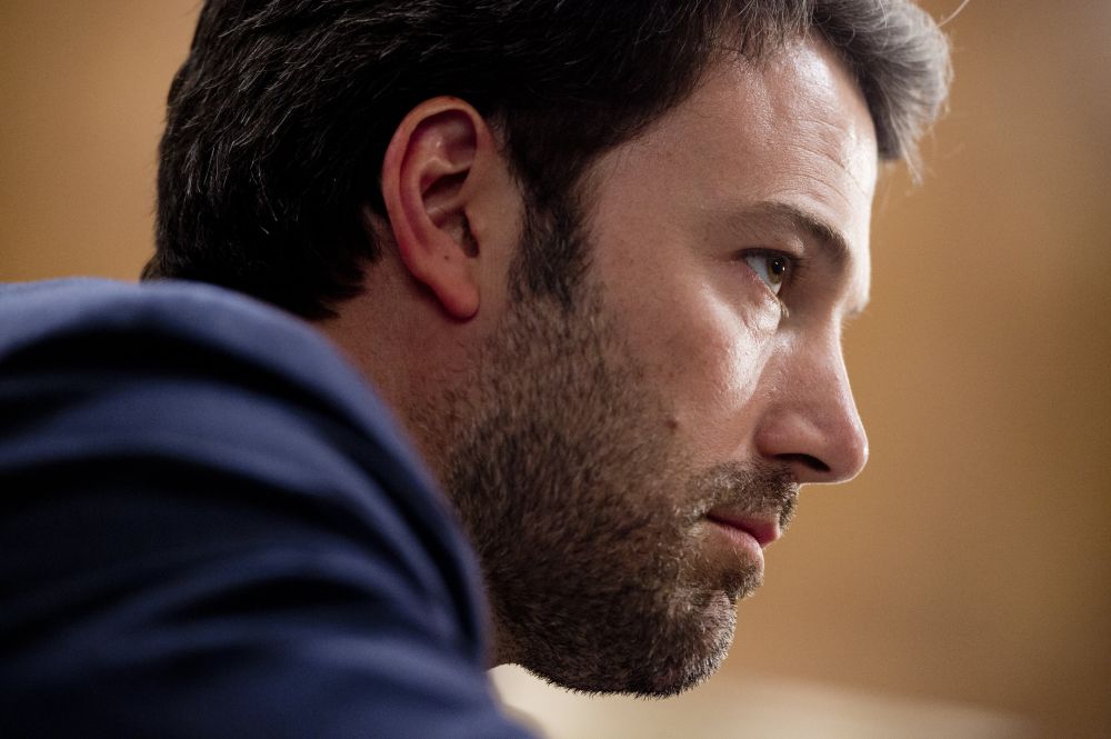 Ben Affleck testifies during a hearing on Capitol Hill in Washington, D.C., on Feb. 26, 2014. (Photo by Saul Loeb/AFP/Getty)