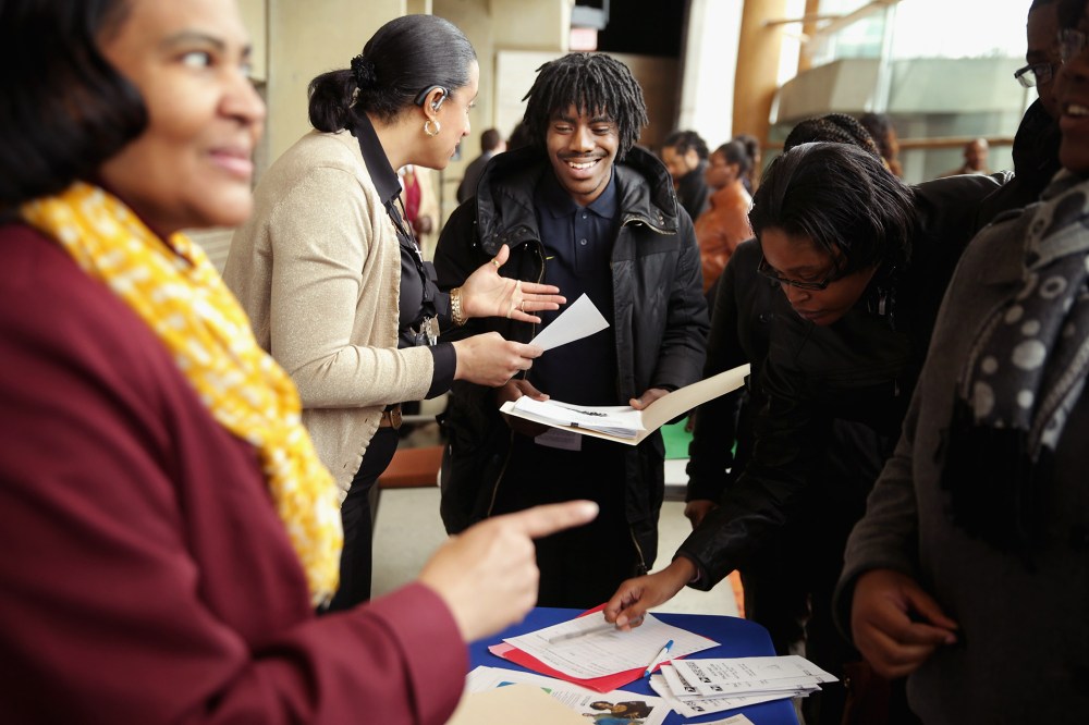 Employment Seekers Attend Job Fair In Washington DC