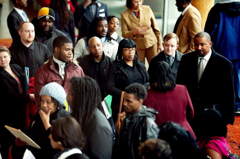 Employment Seekers Attend Job Fair In Washington DC