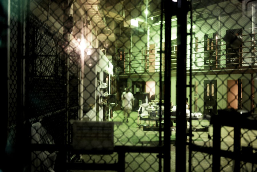 Unidentified detainees at 