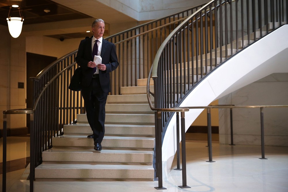 Committee chairman Rep. Trey Gowdy (R-SC) arrives for a closed-door deposition before the House Select Committee on Benghazi on Sept. 3, 2015 on Capitol Hill in Washington, D.C. (Photo by Alex Wong/Getty)