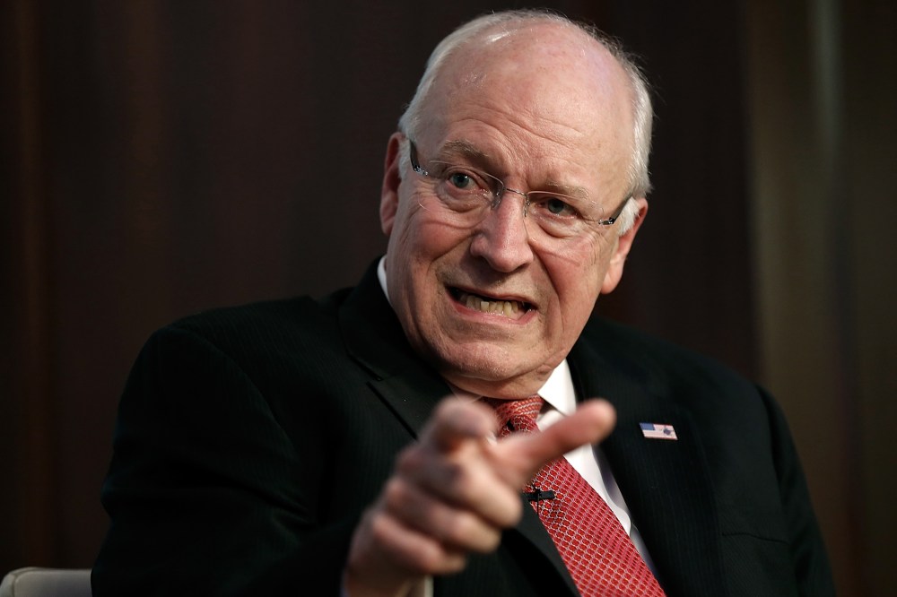 Former U.S. Vice President Dick Cheney talks about his wife Lynne Cheney's book "James Madison: A Life Reconsidered" on May 12, 2014 in Washington, DC. (Win McNamee/Getty)
