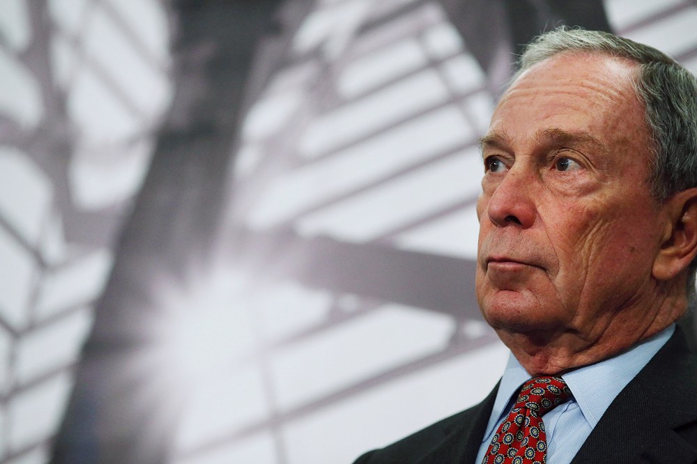 NFormer New York Mayor Michael Bloomberg speaks at a news conference at the September 11 Memorial Museum on May 14, 2014 in New York City. (Spencer Platt/Getty)