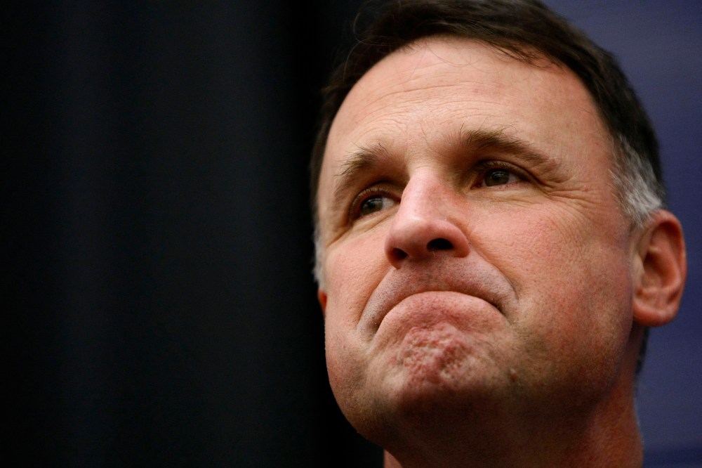 State Senator Creigh Deeds (D-VA) speaks in Richmond, Va. on Nov. 2, 2009.