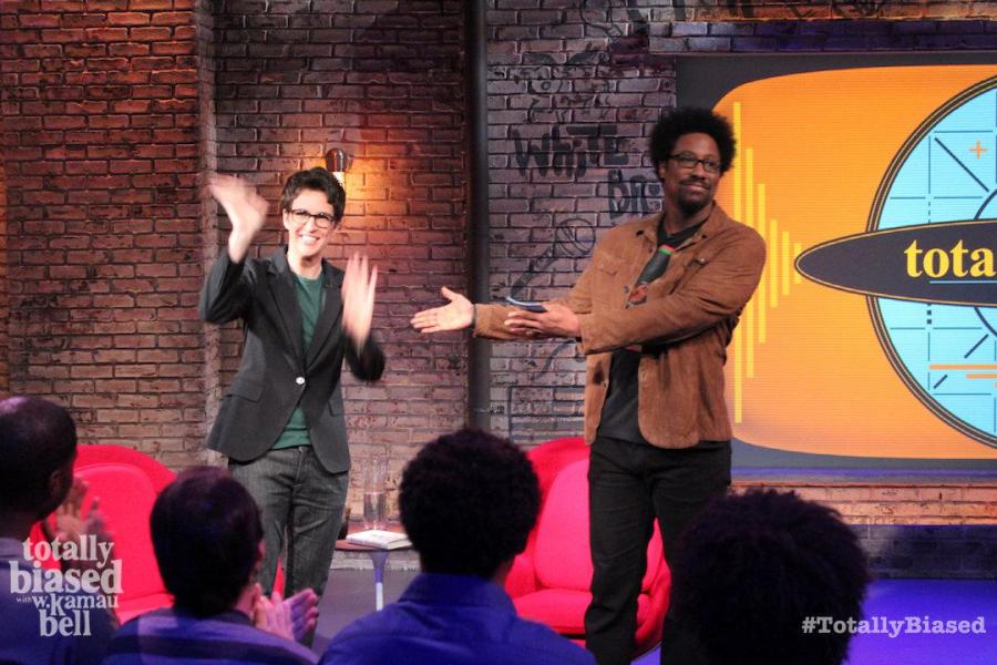 Rachel leaves the building