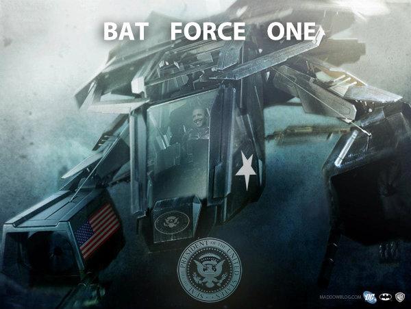 Please, please let the president have a Batplane