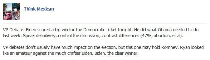 Social media analysis: Love him or hate him, vice presidential debate was all about Biden