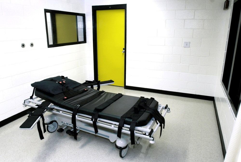 This file photo shows the death chamber at the state prison in Jackson, Ga. (Photo by Ric Feld/AP)