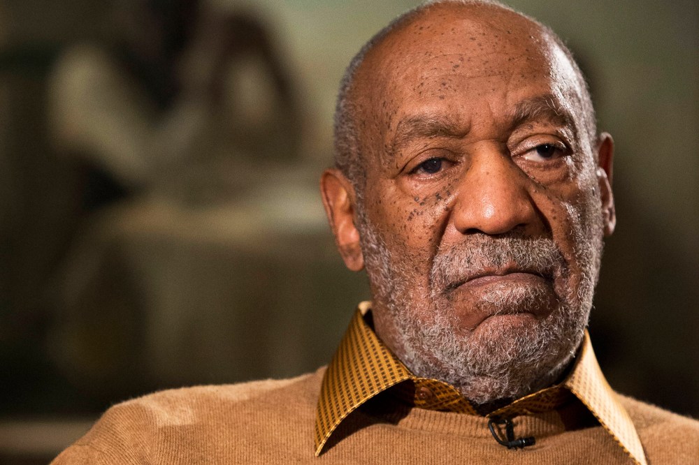 In this photo taken Nov. 6, 2014, entertainer Bill Cosby pauses during an interview in Washington, D.C. (Photo by Evan Vucci/AP)