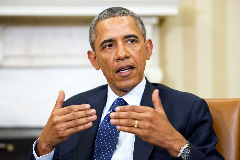 Barack Obama Barack Obama meets President Mariano Rajoy Brey in Washington, Jan. 13, 2014.