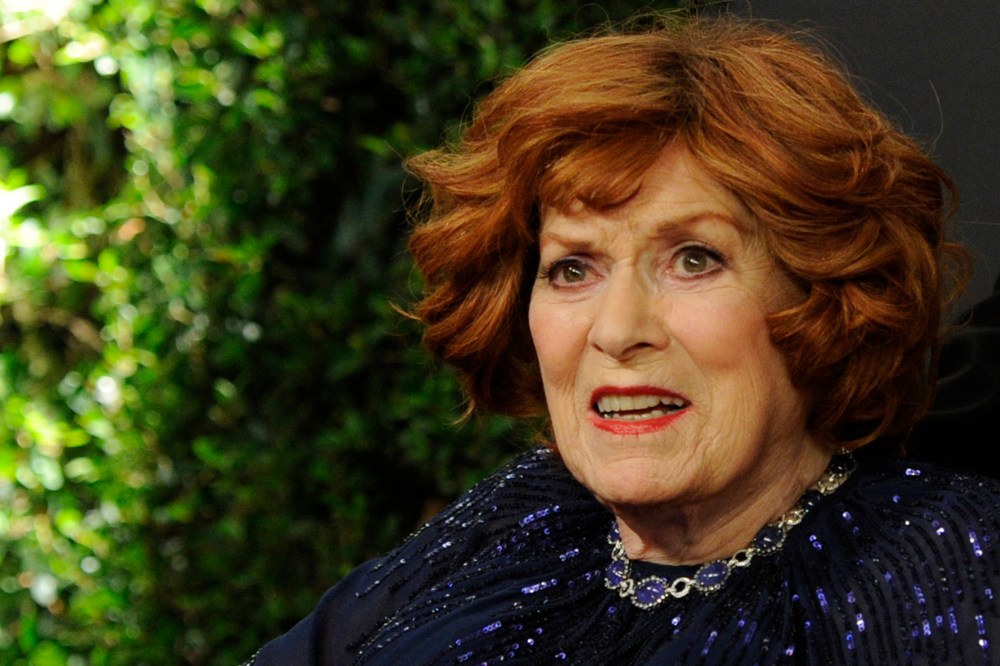 Maureen O'Hara arrives at the 6th annual Governors Awards at the Hollywood and Highland Center, Nov. 8, 2014 in Los Angeles. (Photo by Chris Pizzello/Invision/AP)