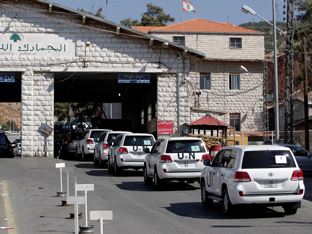 A convoy of inspectors