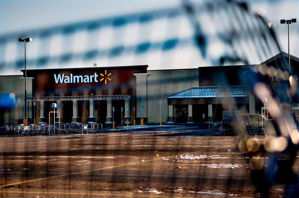Wal-Mart in Hayden, Idaho, Dec. 30, 2014. (Photo by Kathy Plonka/The Spokesman-Review/AP)