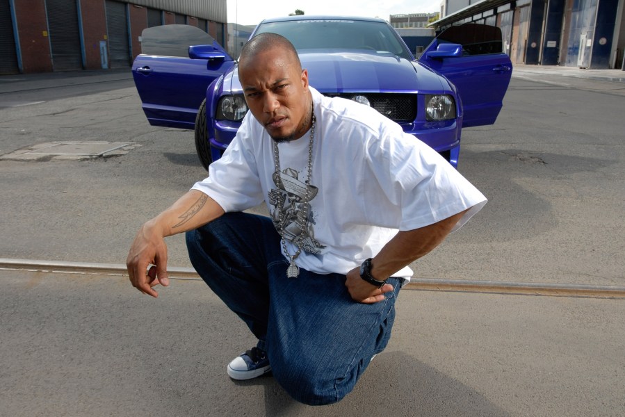 An archive picture, dated June 20, 2015, shows the former rapper Deso Dogg (real name, Denis Cuspert) posing in Berlin, Germany. (Photo by Picture-Alliance/DPA/AP)