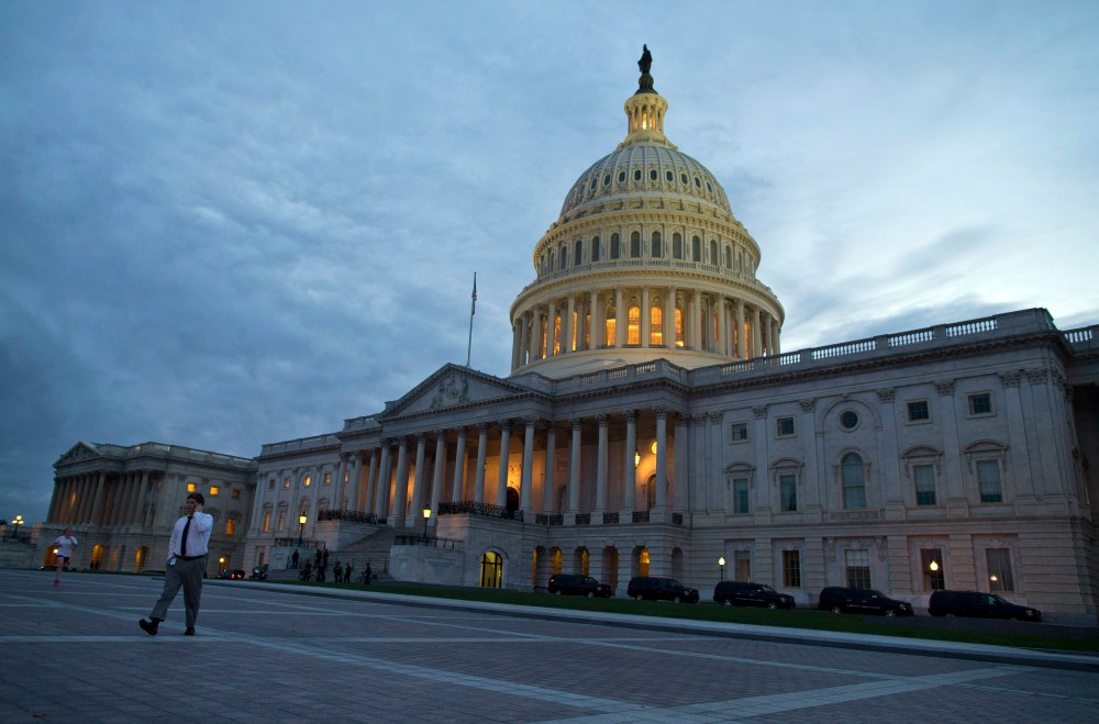 A view of the U.S. Capitol building on Tuesday, Oct. 15, 2013 in Washington.