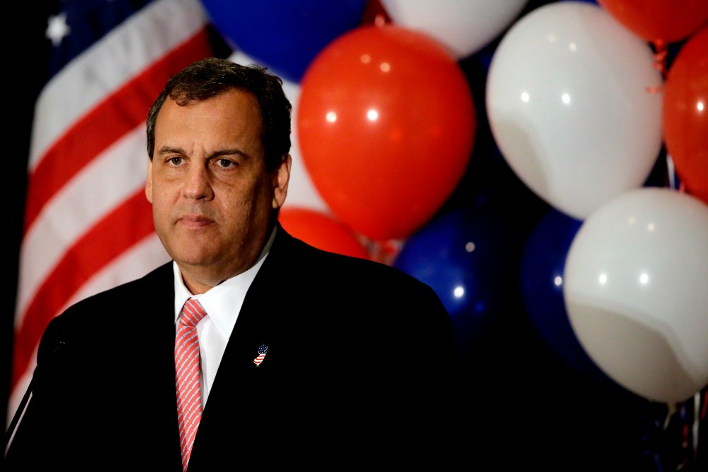 New Jersey Gov. Chris Christie speaks at the Northeast Republican Leadership Conference in Philadelphia, June 19, 2015. (Photo by Matt Rourke/AP)