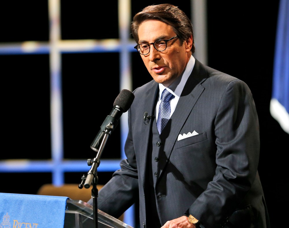 In this Oct. 23, 2015, file photo, Jay Sekulow speaks at Regent University in Virginia Beach, Va.