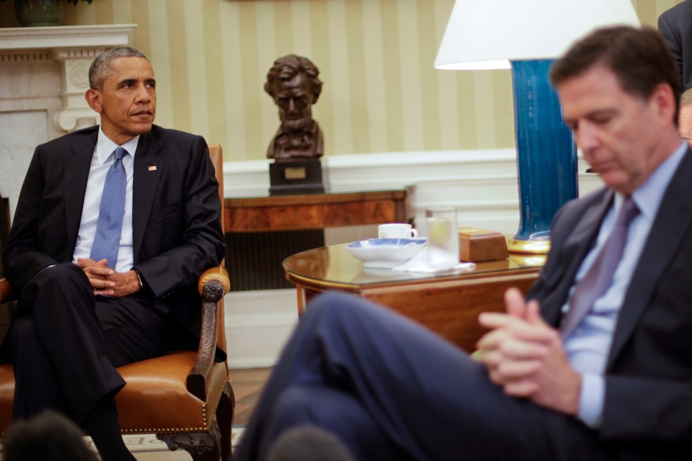 Barack Obama, James Comey